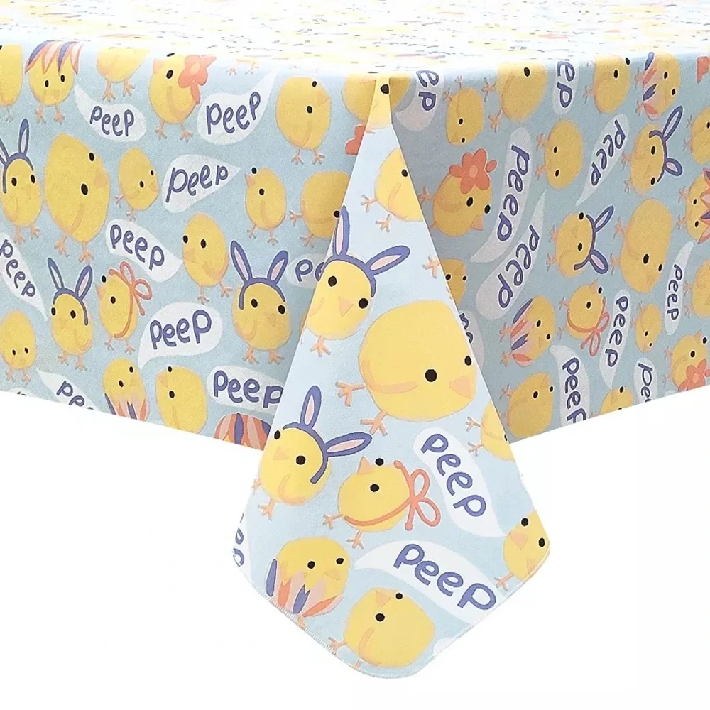 New - Celebrate Together™ Easter Chick Peva Tablecloth